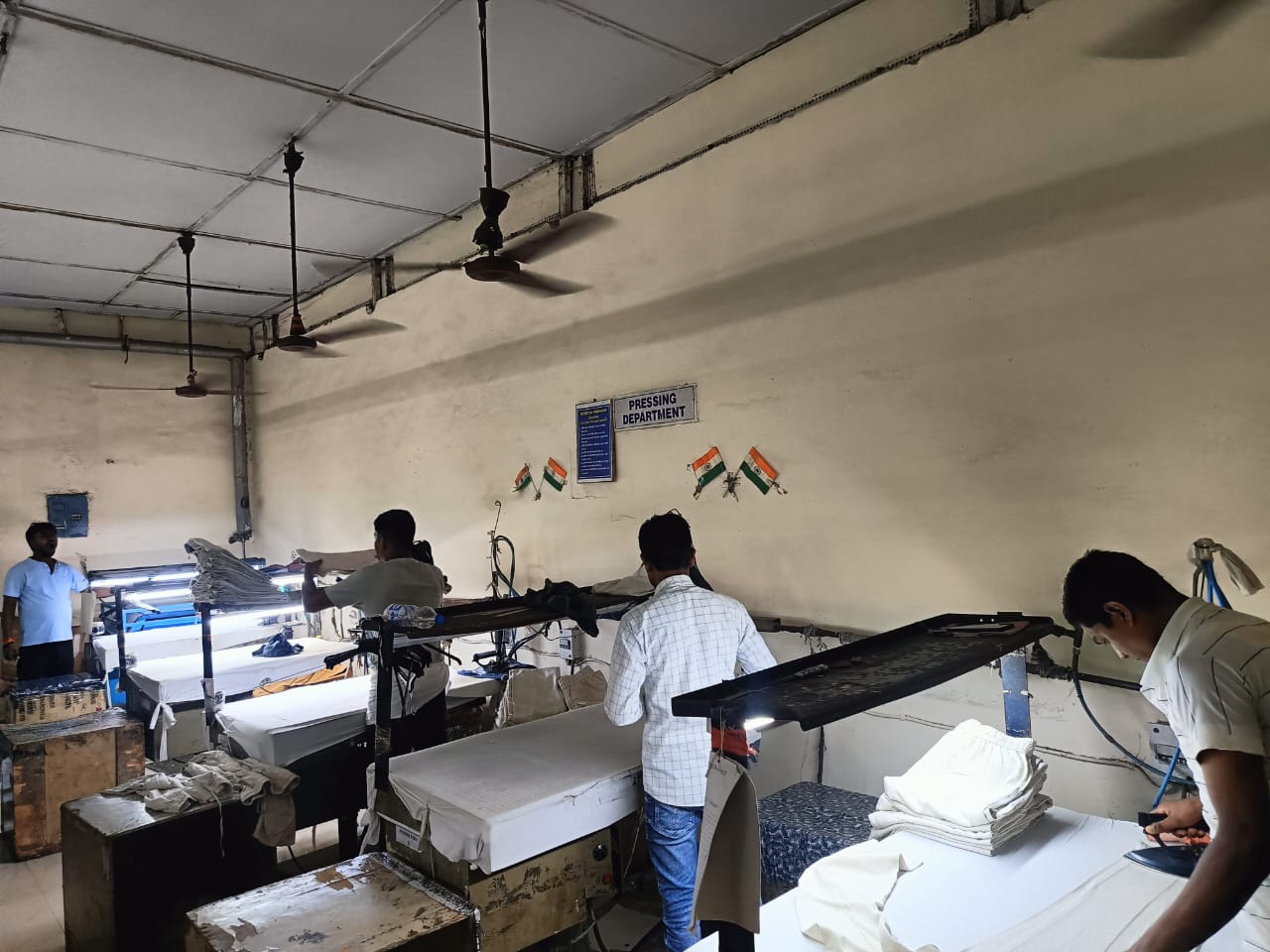 Garment pressing